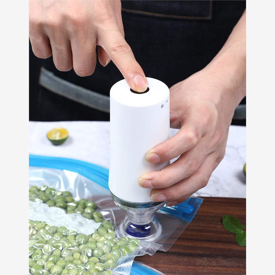 4180手持真空袋包装机便携食品压缩袋封口机家用保鲜机电动抽气泵