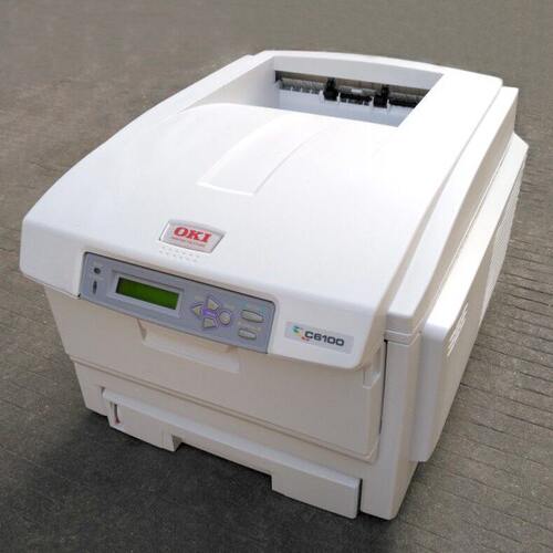 OKI C6100 C6150 不干胶标签A4彩色激光打印机