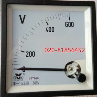 交流电压表51T666-600V 500V 450V 300V 250V 100V 安装式电表