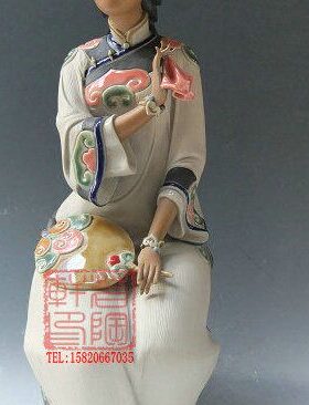 陶瓷工艺品 石湾公仔 花样年华 古典美女