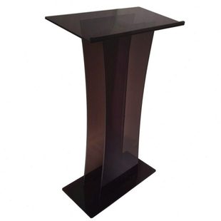 亚克力演讲台迎宾台主持人颁奖发言台会议台签约台茶色可拆卸发