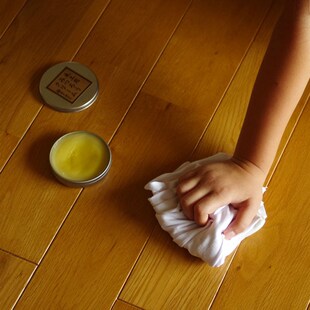 日本木蜡油蜂蜡黑胡桃实木透明色木头家具抛光食品级尾山制材进口