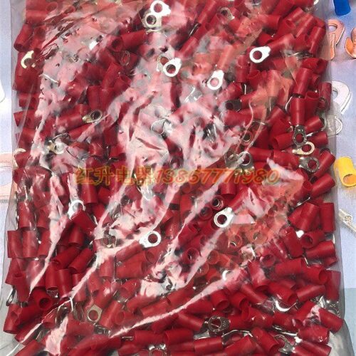【厂家直销】圆形预绝缘端头RV3.5-5冷压接线端子500只/包