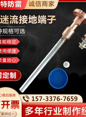 地铁流流迷防接端铜接地端子防地迷铜接地端子接地端子杂散埋入式