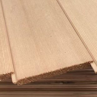 红雪松桑拿板室内吊顶木条木板防水实木免漆扣板户外防腐木护墙板