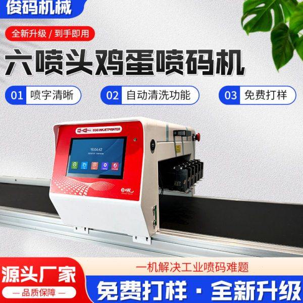整托盘6喷头鸭蛋打码机小型喷印生产日期蛋品全自动鸡蛋喷码机,办公设备/耗材/相关服务,条码扫描枪,淘宝优惠券,粉丝福利购,淘宝优惠卷