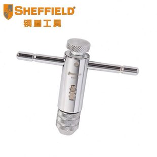 钢盾工具M3-M10/M5-M12T型棘轮丝锥绞手板牙铰手丝攻扳手丝锥绞手
