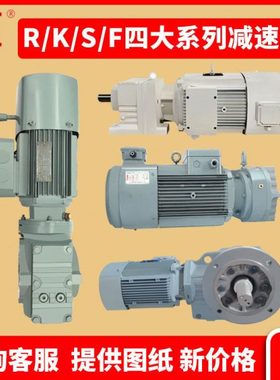 R系列齿轮速机RF37 47 57 67 77 87 97 107 硬齿面斜齿轮变速箱