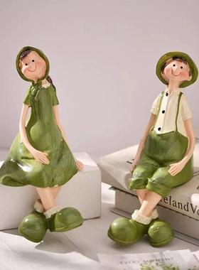 花园装饰品挂娃娃户外庭院景观客厅电视柜露台阳台园艺花架装饰