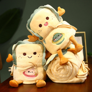 吐司毛小毯子盖腿夏季 珊瑚绒午睡办公室午休空调单人法兰绒 天薄款