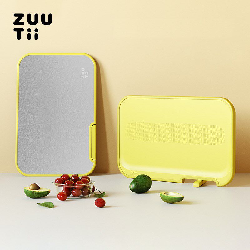 加拿大ZUUTii菜板不锈钢双面砧板辅食菜板案板抗菌健康分类切菜板