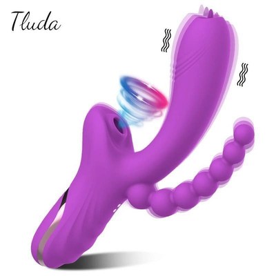 3 in 1 Clitoral Sucking Vibrator Female For Women Clit Clito