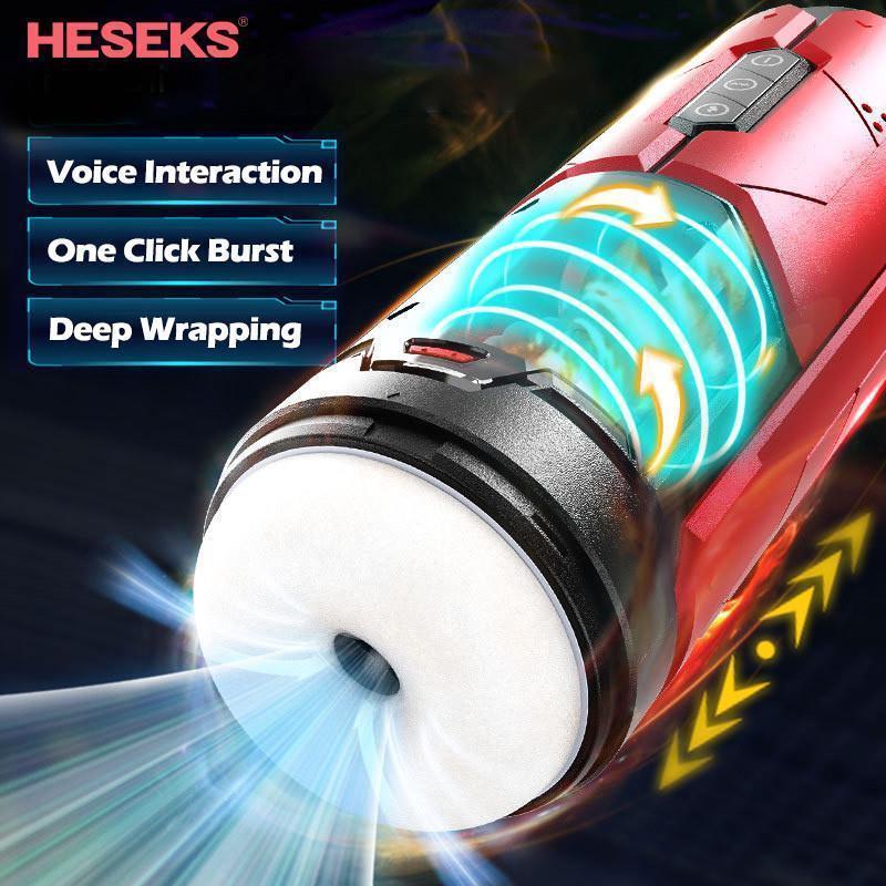 HESEKS Automatic Man Masturbator Telescopic Inside Vibration