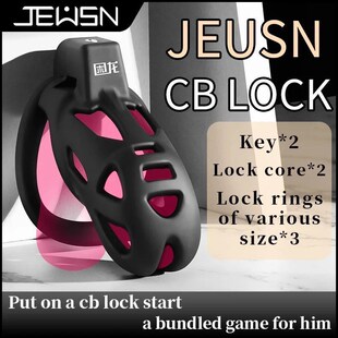Jeusn Male Chastity Cage Sex Toys Sissy Femboy beginner flat