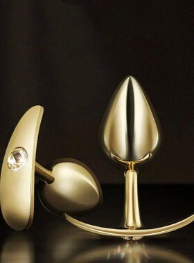 Size Anal Beads Crystal Jewelry Love Butt Plug Stimulator