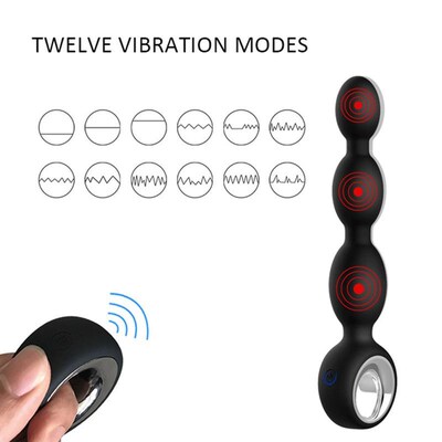 9 Speed Anal Vibrator Male Prostata Massager Anal Beads Butt