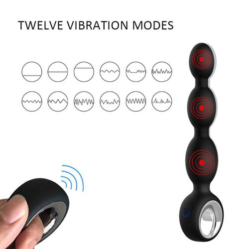 9 Speed Anal Vibrator Male Prostata Massager Anal Beads Butt