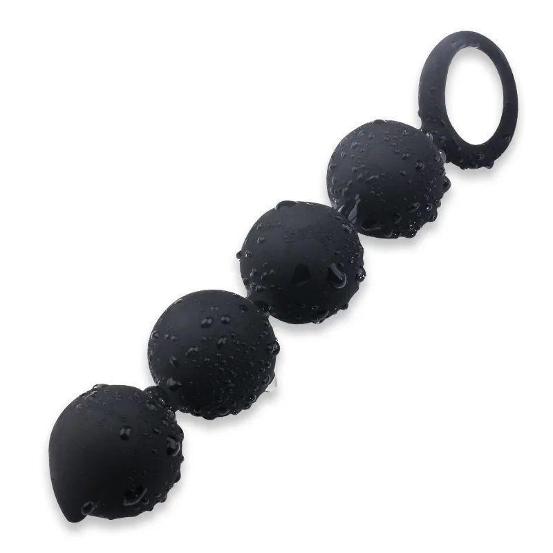 New Bird Beak Silicone Pull Beads Back Court Anal Plug