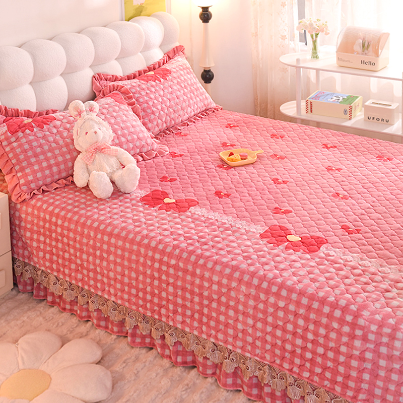 榻榻米床盖专用防滑可定r制牛奶绒炕单大尺寸3米大炕盖农村土炕垫