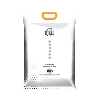 涂涂屋细小颗粒猫砂纸箱装膨润矿土18斤用量省33%无尘除臭包邮沙