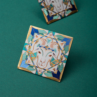 国家大剧院 新款文创埃及图腾冰箱贴个性创意精致磁力磁性贴装饰