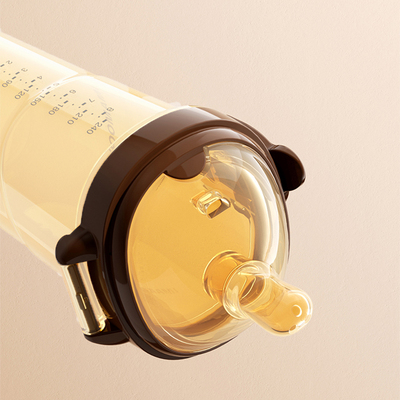 YOOMAMI翻盖奶瓶纳米抑菌硅胶奶嘴/水嘴吸管一体祺祺睿儿学饮配件