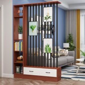 多丰屏风柜面门厅装 饰柜入户置物柜现代进门遮挡玄关柜