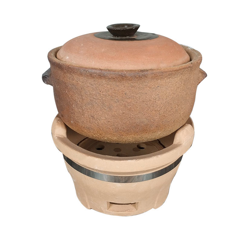 传统老式土砂锅手工粗陶沙锅汤煲汤砂锅家用瓦罐饭店炖菜砂锅商用