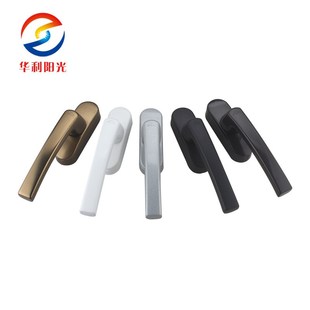 诺托OO外平断桥铝门窗执手平窗户铝合金推窗锁旋转把手