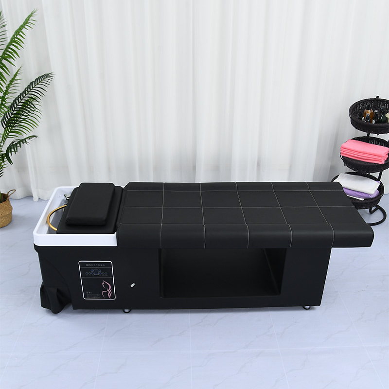 理发店洗头床发廊电动速热熏蒸恒温水循环头疗洗头床