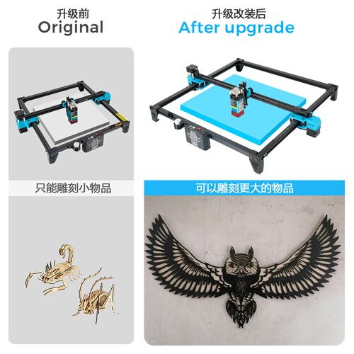 框架铝材升级改加长包 加大雕刻