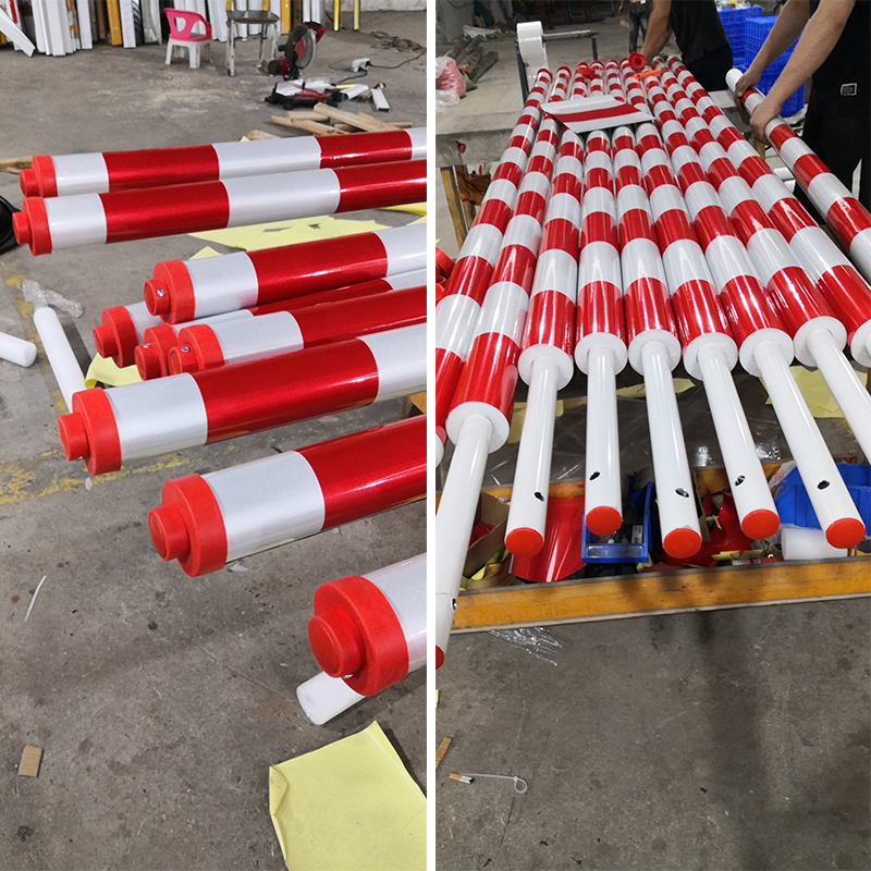 泡沫圆形直杆 铝合金停车场高速防撞物业门卫升降栏车2根