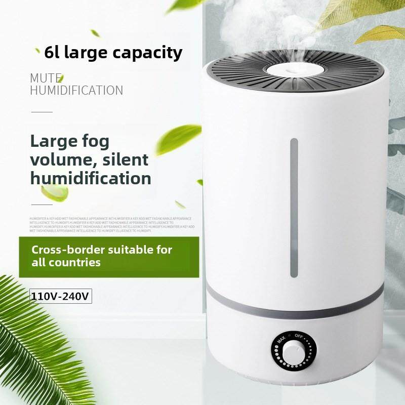 大容量加湿器家用静音精油香薰净化雾化器大雾量加湿跨境英国标准