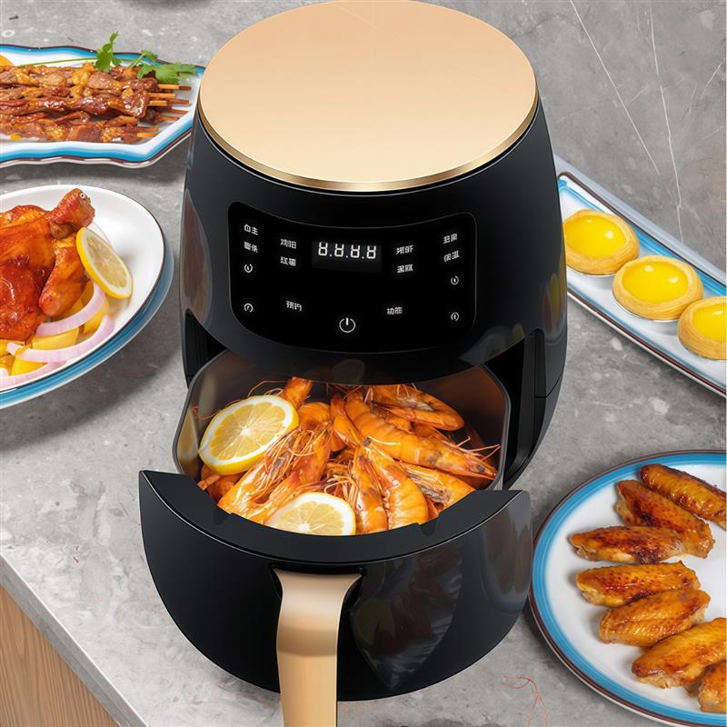 电炸锅薯条机6L Air fryer 多功能智能触屏烤箱大容量空气炸锅
