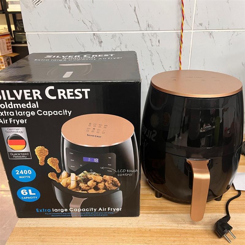 跨境厂家出口烘焙蛋糕家用烤箱薯条air fryer电炸锅6L空气炸锅