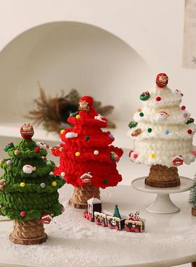Handmade Knitted Tree - Festive Tabletop Gift Decoration