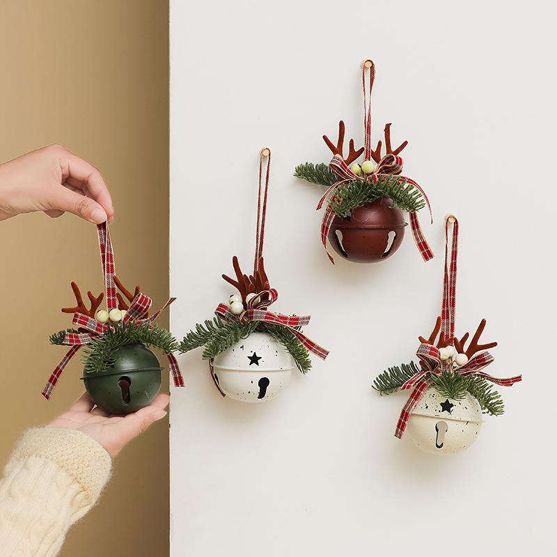 Simulated Pinecone Bell - Car Hanging Eucalyptus Wreath