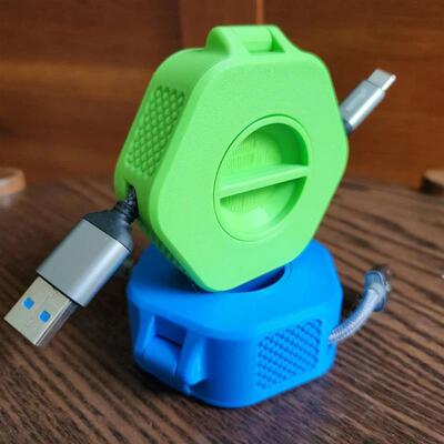 亚马逊爆款Portable Cable Organizer 3D便携式电缆整理器/绕线器