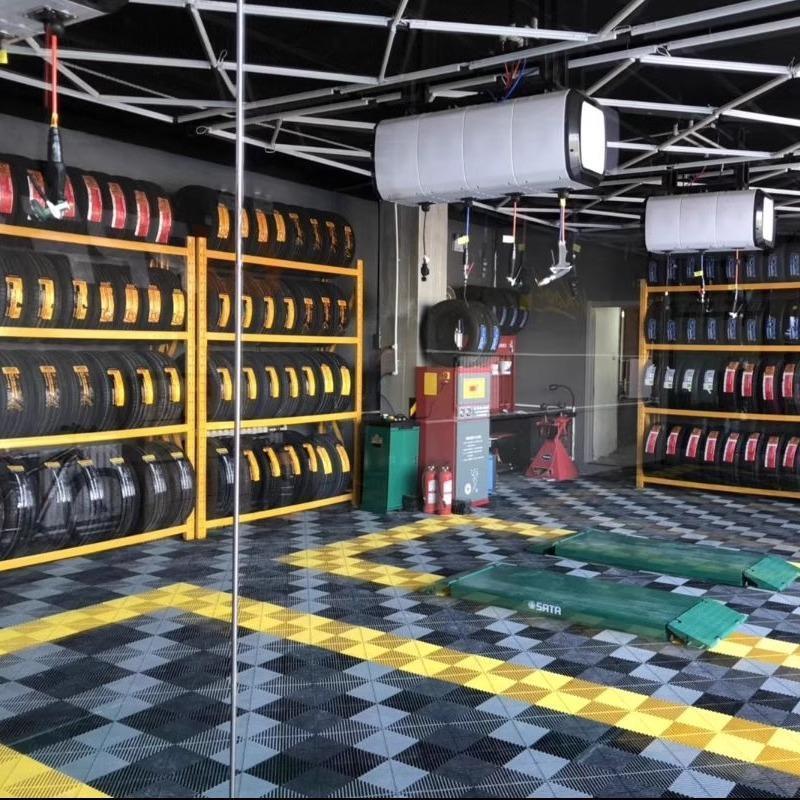 4s店汽车轮胎展示架多功能重型轮胎货架置物架汽修车间多层铁架子