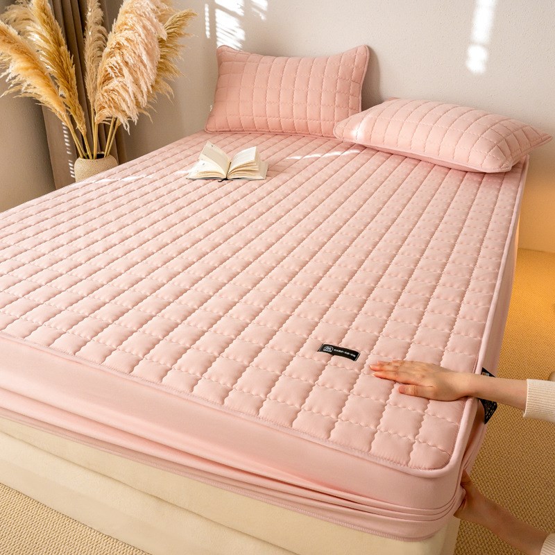 新款A类防水隔尿床笠单件夹棉床罩床垫保护罩202U5新款床单床套夏