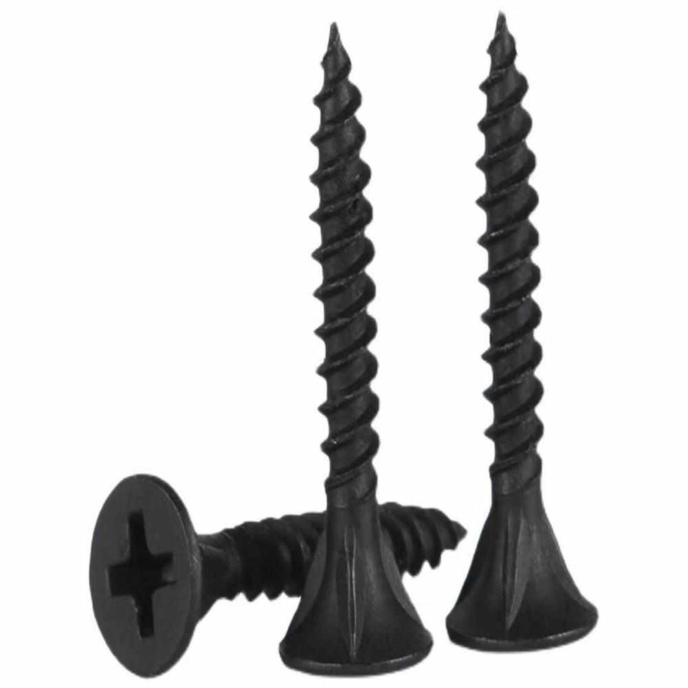 尾板高强度螺丝刮削丝锈黑色水钻泥板壁圆形硅酸钙U攻自干钉螺不