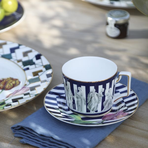 安娜16点郁金香骨瓷咖啡英式下午茶茶具套装咖啡茶壶家用欧式奢华