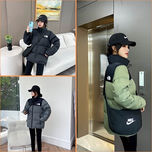 美版彩虹北面羽绒服男女96款户外700蓬超轻保暖防水情侣加厚外套