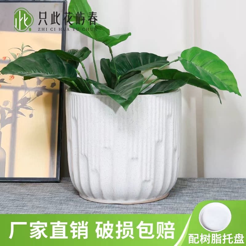 陶瓷大口径阳台客厅花盆