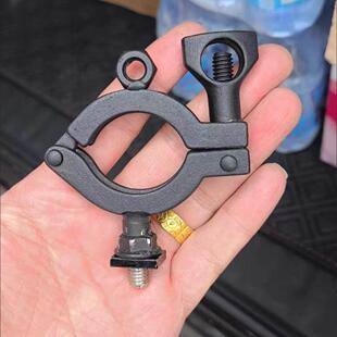 车顶平台工兵铲固定支架 行李架横杆卡槽铁锹不锈钢管夹卡扣配件