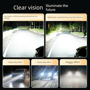 适用308标致3008标志408led大灯307泡206车灯508改装 301 5008