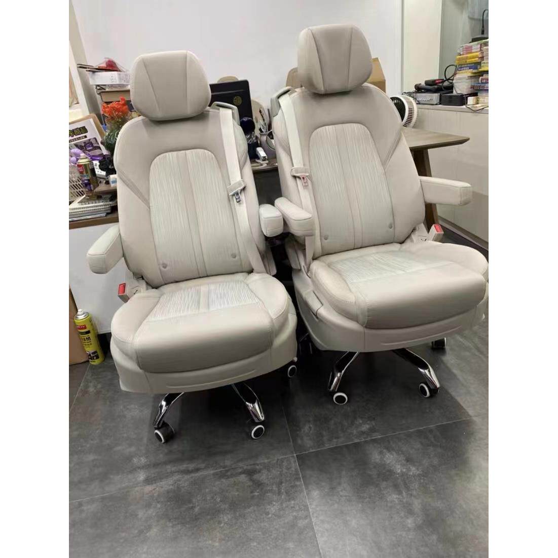 别克gl8座椅改装办公椅家用653t652tES电脑椅学生电竞椅专用支架