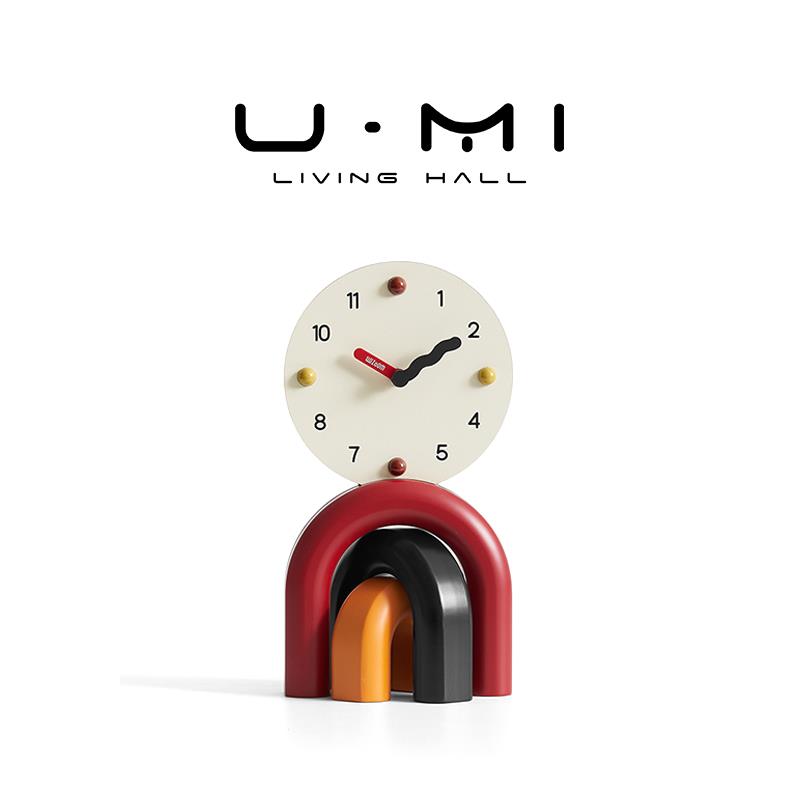 U Mi LIVING·钟楼 | 摆件客厅桌面家居电视柜创意简约座钟装饰