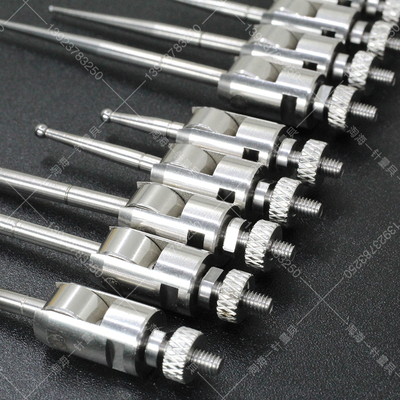 三丰百分表测针M2.5可调整任意角度测头球型测针千分表测针表针
