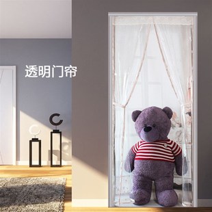 定制塑料软门帘透明磁性空调门帘防风保暖隔热防蚊厨房防油烟隔断
